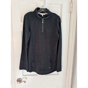 Victoria's Secret Women’s Sz M ANGEL Wing Charm Frayed HemJacket Full Zip Hoodie